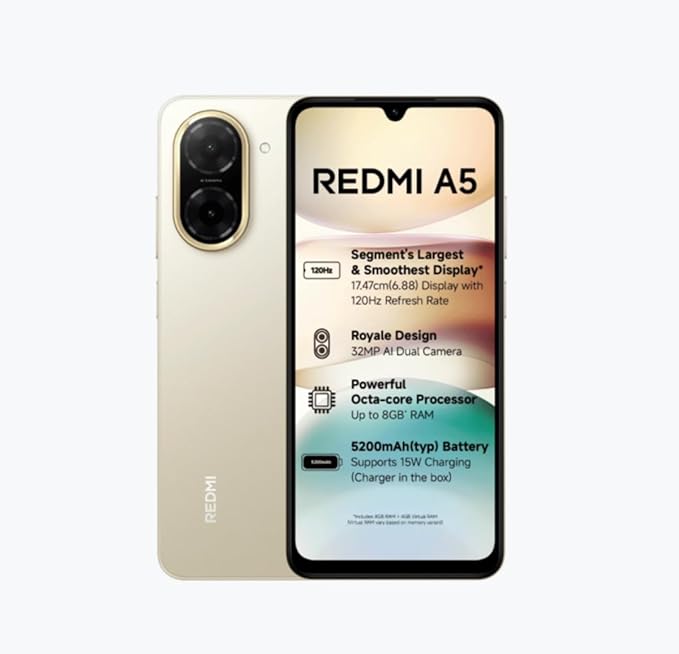 Redmi A5 Pondicherry (3GB RAM 64GB Storage)
