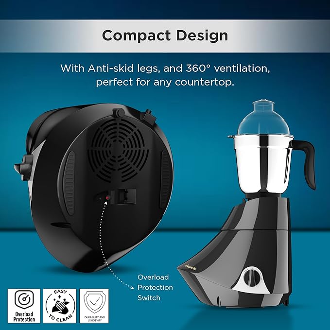Butterfly Smart 750W Mixer Grinder with 3 Jars