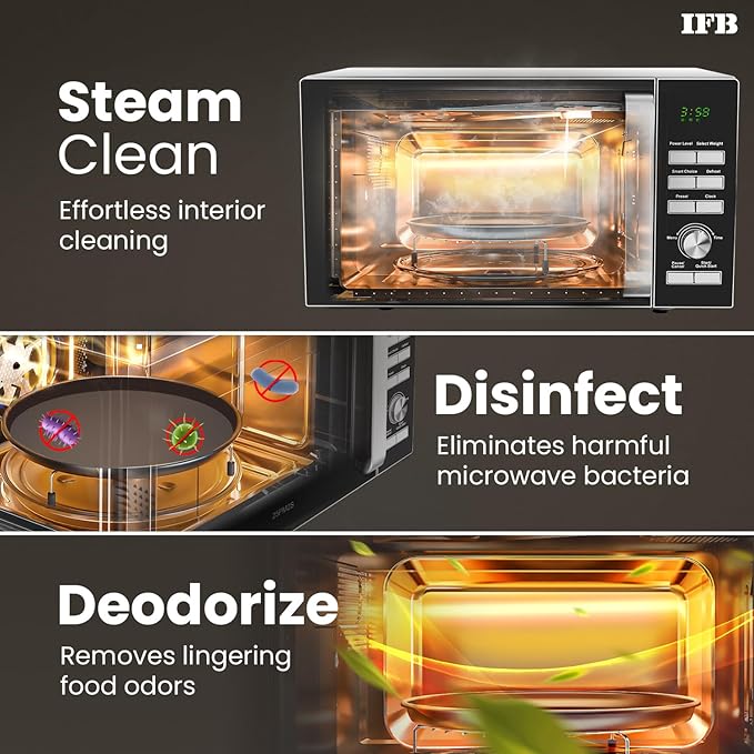 IB 25L Solo Microwave Oven with 61 Auto Cook Menus