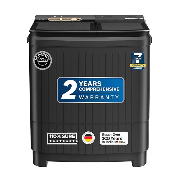 Bosch 8.5 kg 5 Star Semi-Automatic Top Loading Washing Machine